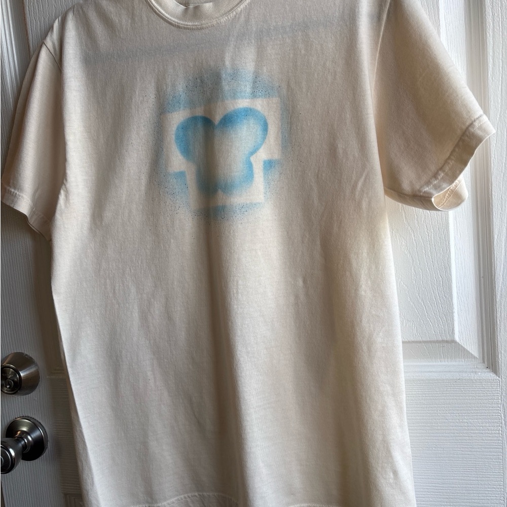 COMFORT COLORS | Cream-Colored Heavyweight Tee. 100% Cotton - Medium